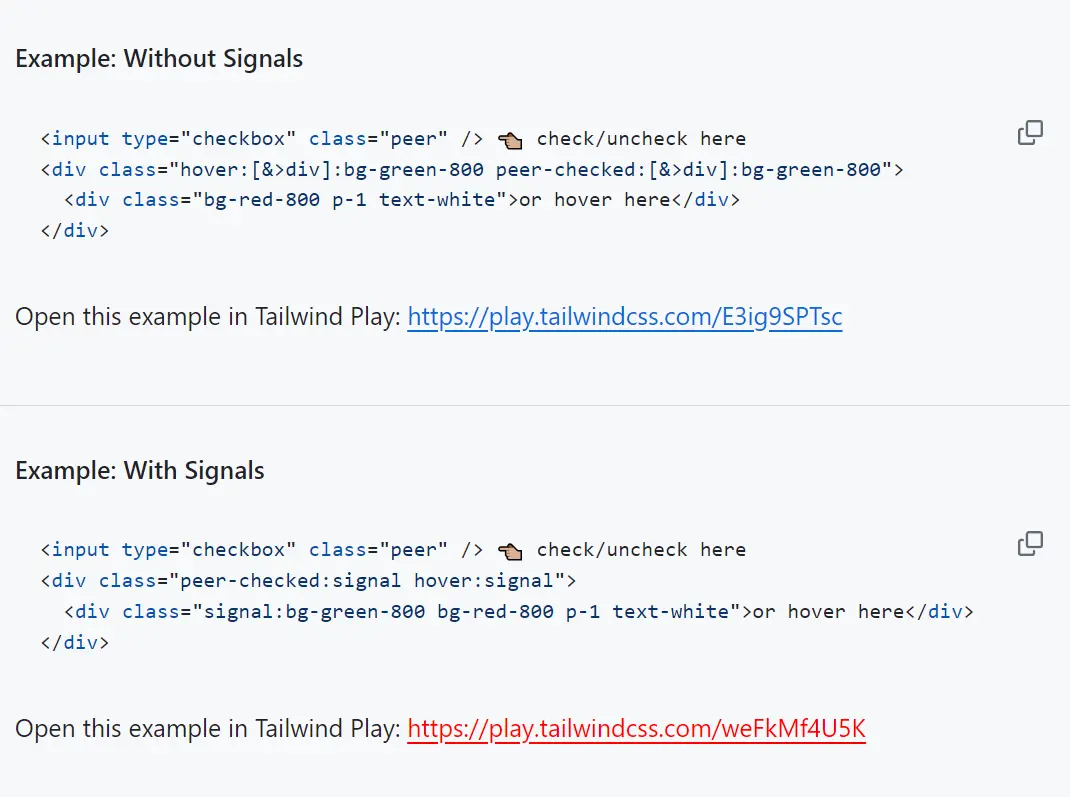 Signals for Tailwind CSS